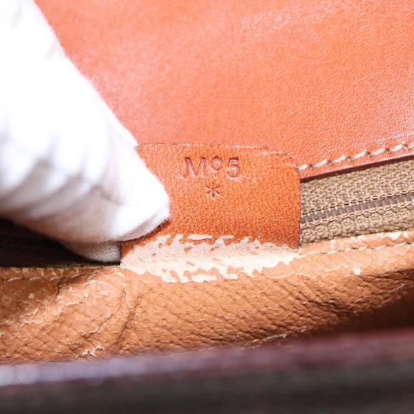 CELINE Macadam Canvas Hand Bag PVC Brown Auth 89283 - Picture 12 of 16